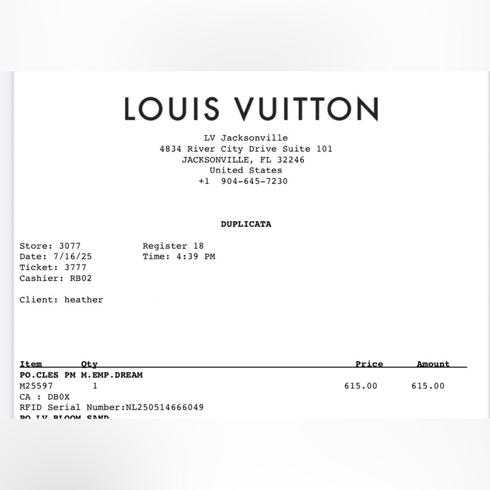 Louis Vuitton Pastel Monogram Key Pouch - Picture 5 of 5